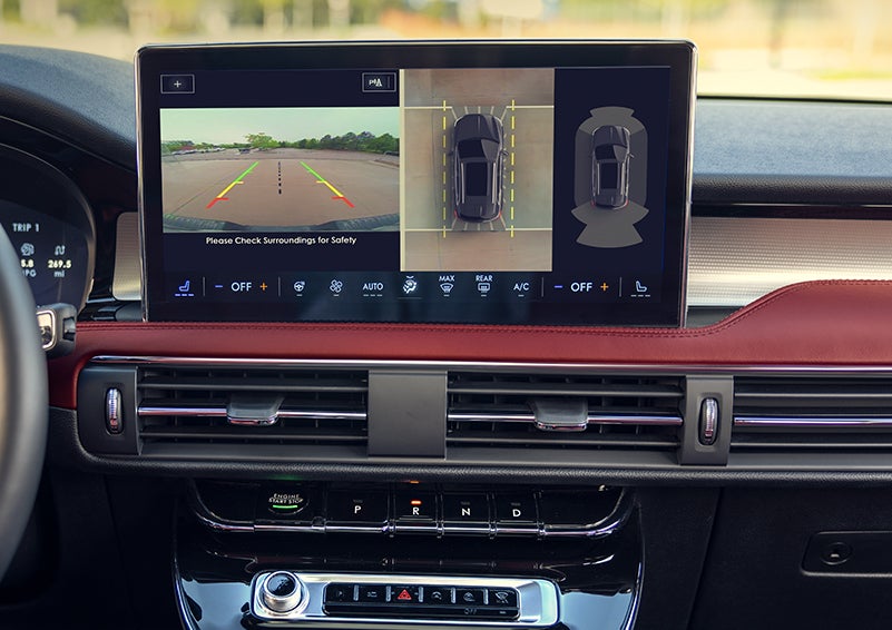 The large center touchscreen of a 2024 Lincoln Corsair® SUV is shown. | Randy Marion Lincoln in Statesville NC
