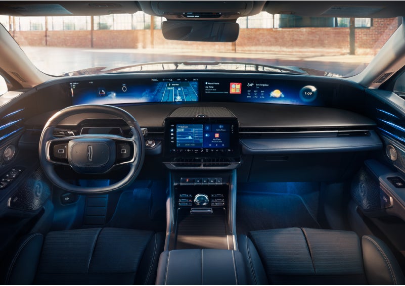 The panoramic display is shown in a 2024 Lincoln Nautilus® SUV. | Randy Marion Lincoln in Statesville NC