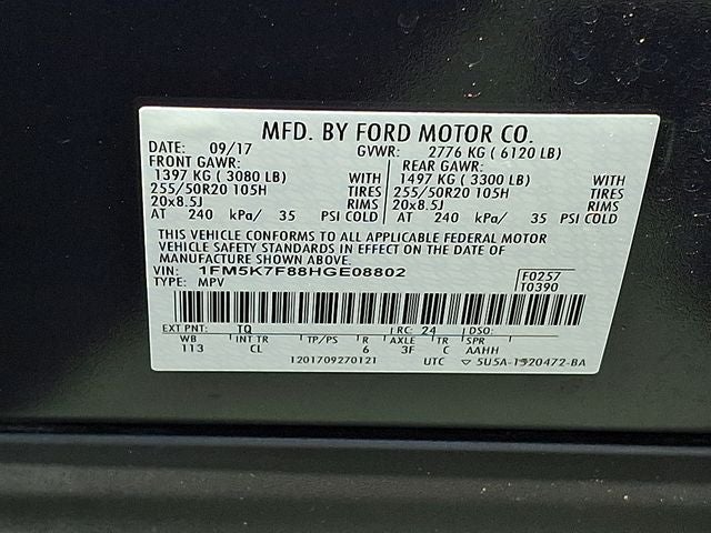 2017 Ford Explorer Limited