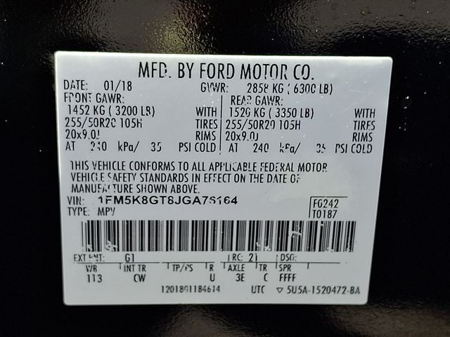 2018 Ford Explorer Sport