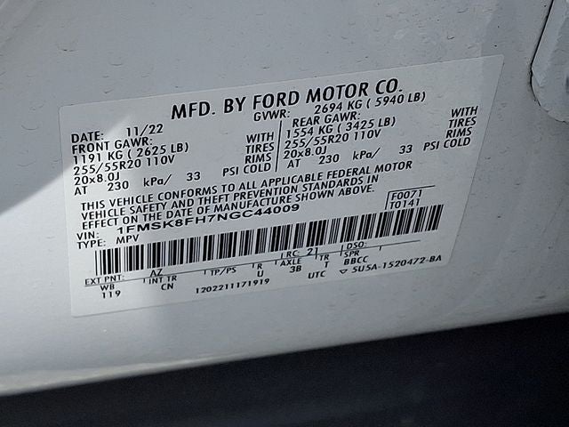 2022 Ford Explorer Limited