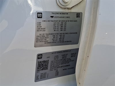 2023 Chevrolet Silverado 1500 WT