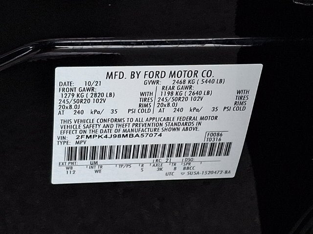 2021 Ford Edge ST Line