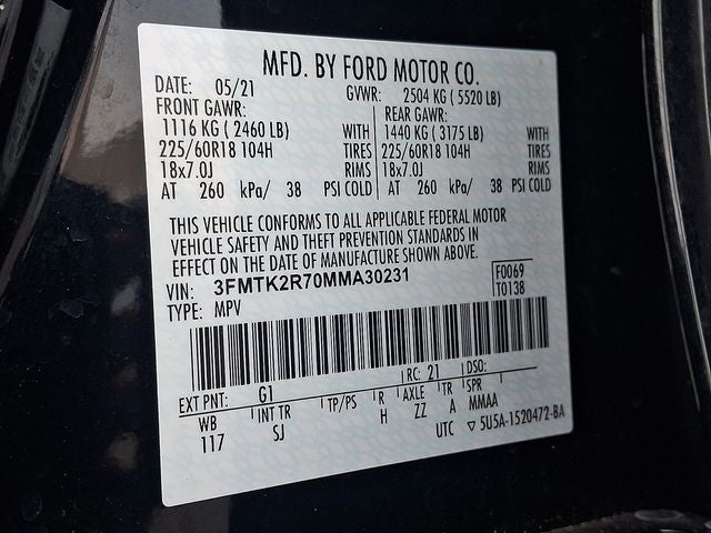 2021 Ford Mustang Mach-E California Route 1