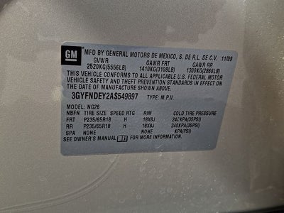 2010 Cadillac SRX Luxury