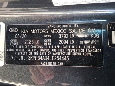 2020 Kia Forte GT-Line