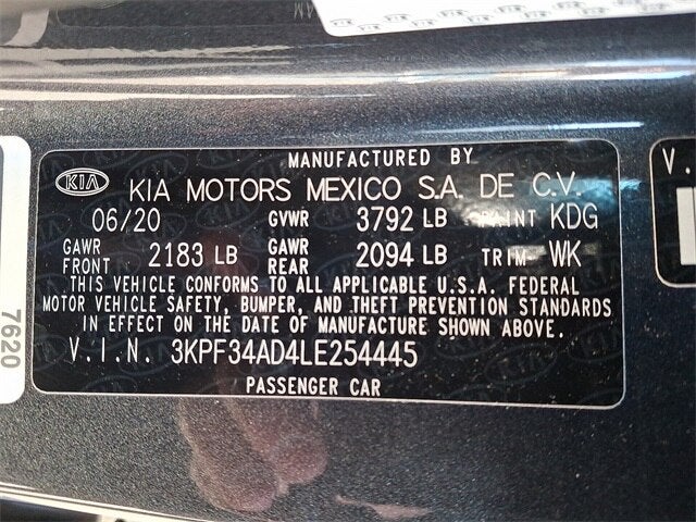 2020 Kia Forte GT-Line