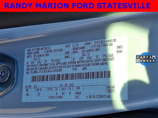 2025 Lincoln Corsair Premiere