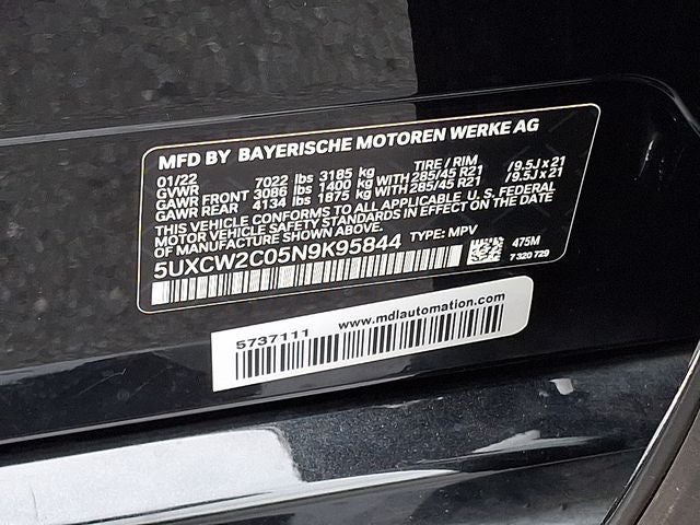 2022 BMW X7 xDrive40i