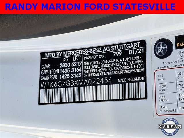 2021 Mercedes-Benz S-Class S 580 4MATIC®