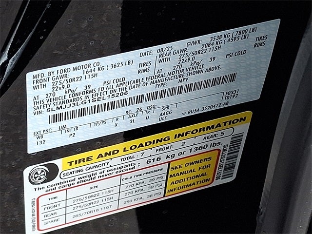 2025 Lincoln Navigator L Reserve