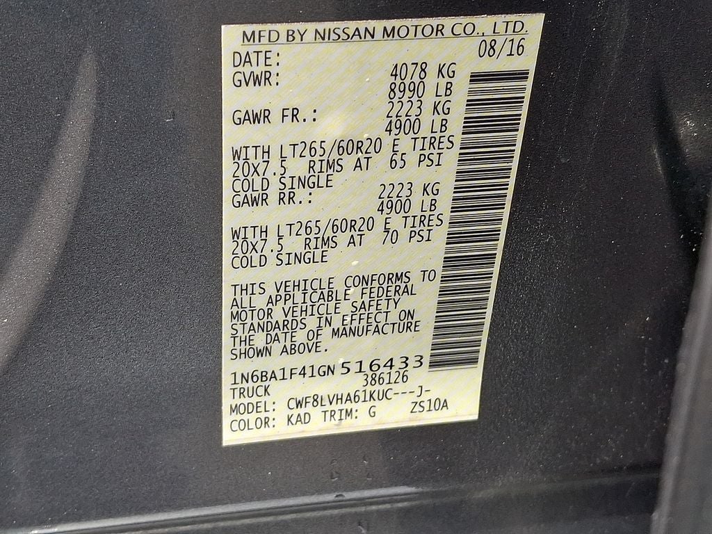 2016 Nissan Titan XD SL