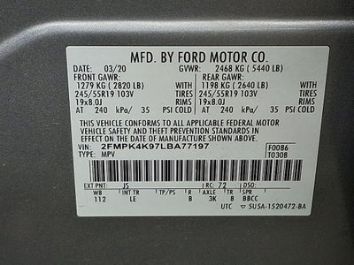 2020 Ford Edge Titanium