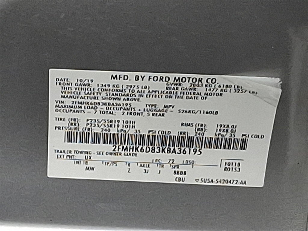 2019 Ford Flex Limited