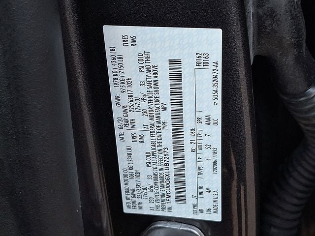 2020 Ford Escape SE