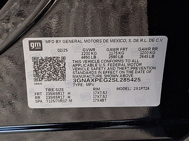 2025 Chevrolet Equinox LT