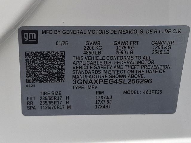 2025 Chevrolet Equinox LT