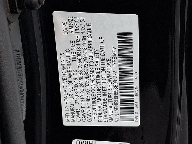 2025 Honda Odyssey EX-L