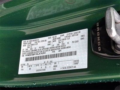 2022 Ford Bronco Outer Banks