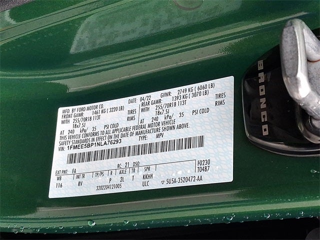 2022 Ford Bronco Outer Banks