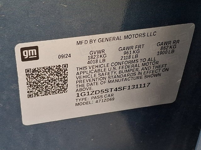 2025 Chevrolet Malibu LT 1LT