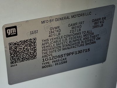 2023 Chevrolet Malibu LT 1LT