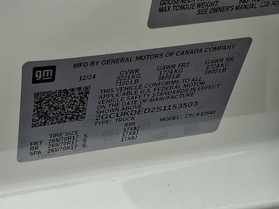 2025 Chevrolet Silverado 1500 LT