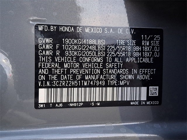 2026 Honda HR-V Sport