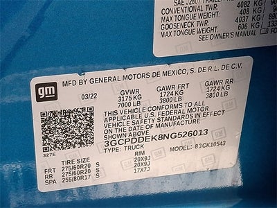 2022 Chevrolet Silverado 1500 LT