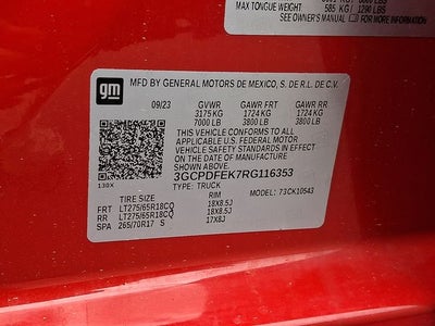 2024 Chevrolet Silverado 1500 LT Trail Boss