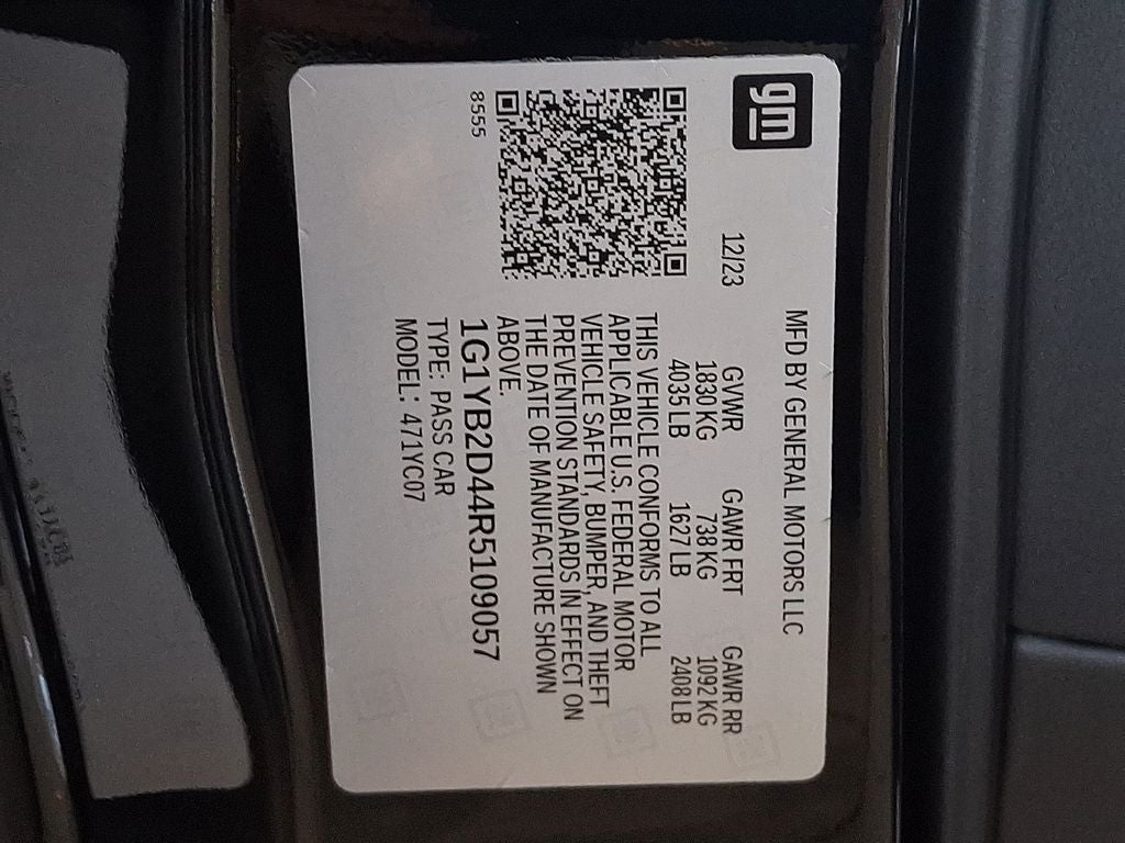 2024 Chevrolet Corvette Stingray 2LT