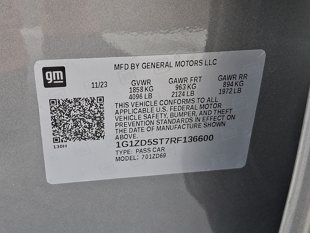 2024 Chevrolet Malibu LT 1LT