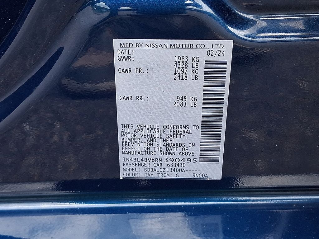 2024 Nissan Altima 2.5 S