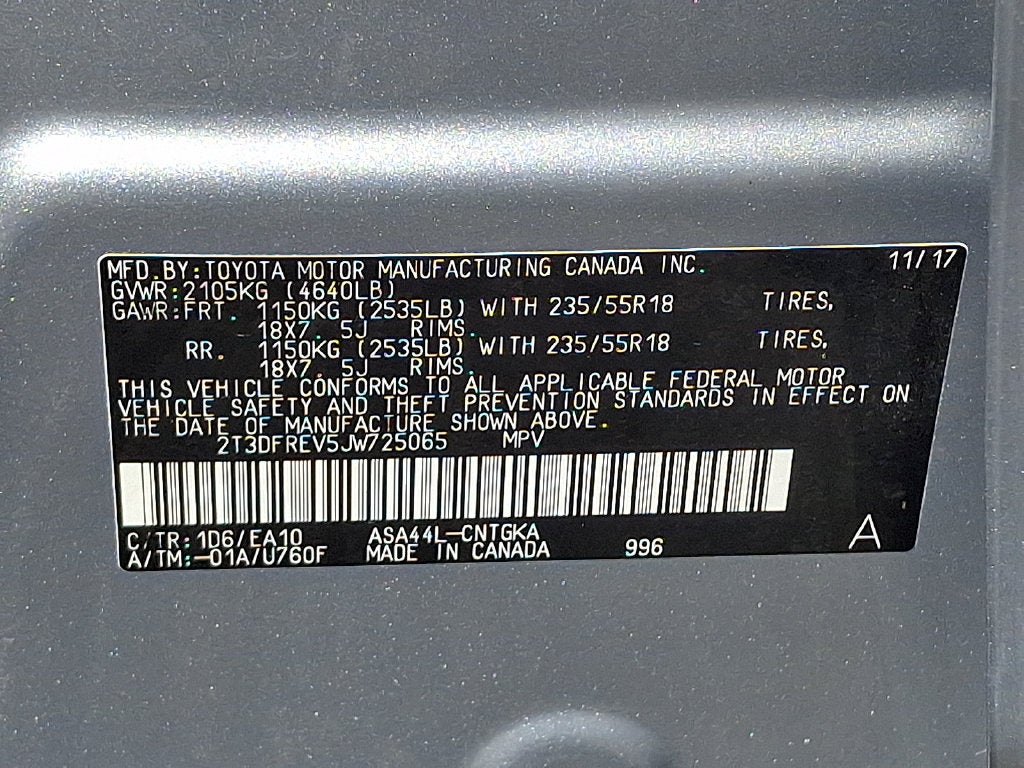 2018 Toyota RAV4 Limited