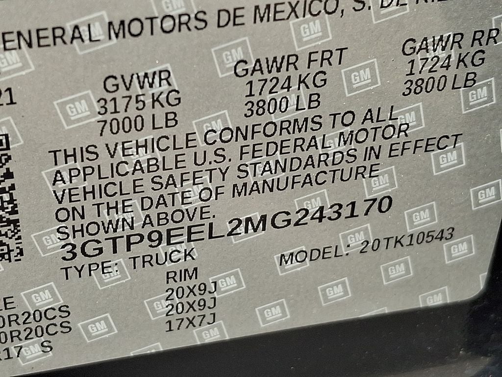 2021 GMC Sierra 1500 AT4