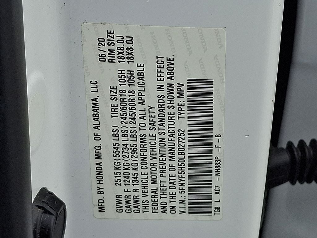 2020 Honda Pilot EX-L