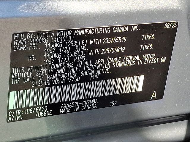 2025 Toyota RAV4 XLE Premium