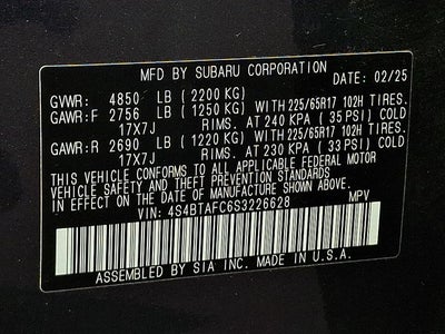 2025 Subaru Outback Premium