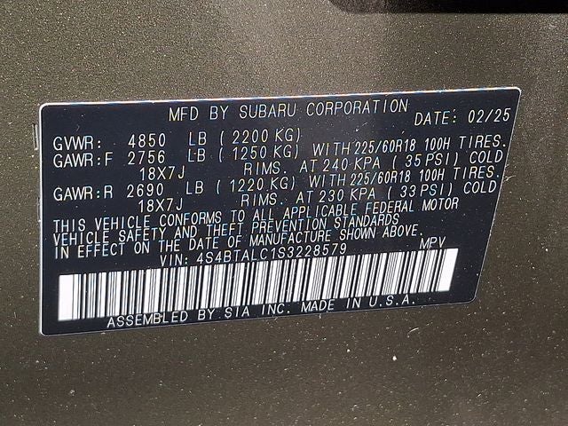 2025 Subaru Outback Onyx Edition