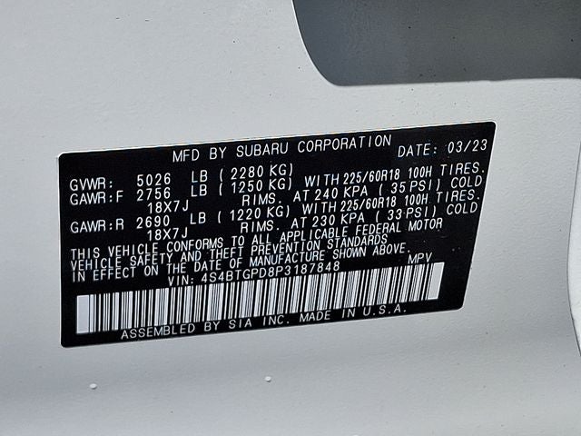 2023 Subaru Outback Touring XT
