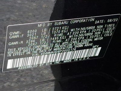 2023 Subaru Ascent Onyx Edition