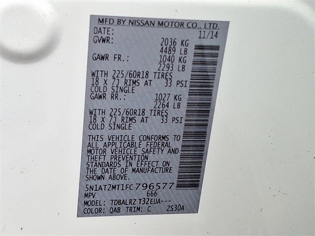 2015 Nissan Rogue SL