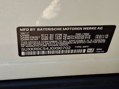 2018 BMW X5 xDrive35i Sport Activity