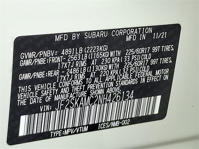 2022 Subaru Forester Wilderness