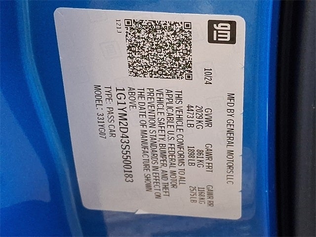 2025 Chevrolet Corvette E-Ray 3LZ