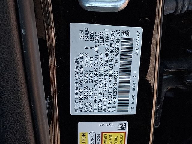 2024 Honda Civic Sport