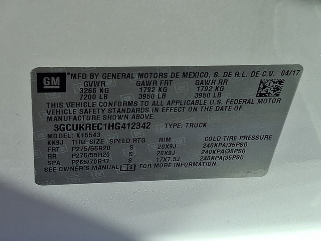 2017 Chevrolet Silverado 1500 LT LT1