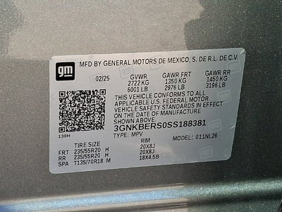 2025 Chevrolet Blazer RS