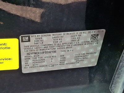 2015 Cadillac SRX Performance