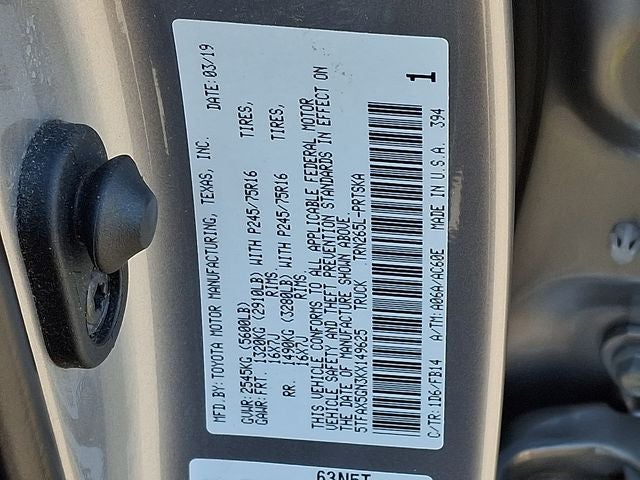 2019 Toyota Tacoma SR